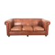 Vintage leather 3 seater sofa