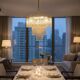 Murano Glass Rod Chandelier 1960’s 
