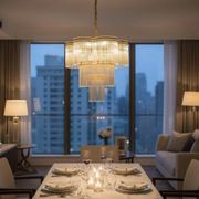 Murano Glass Rod Chandelier 1960’s 