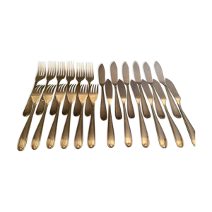 12 couteaux fourchettes