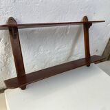 Etagère murale en bois de chêne