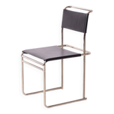 Marcel Breuer Bauhaus Tecta B40 dining chair in nickel plated bent steel an