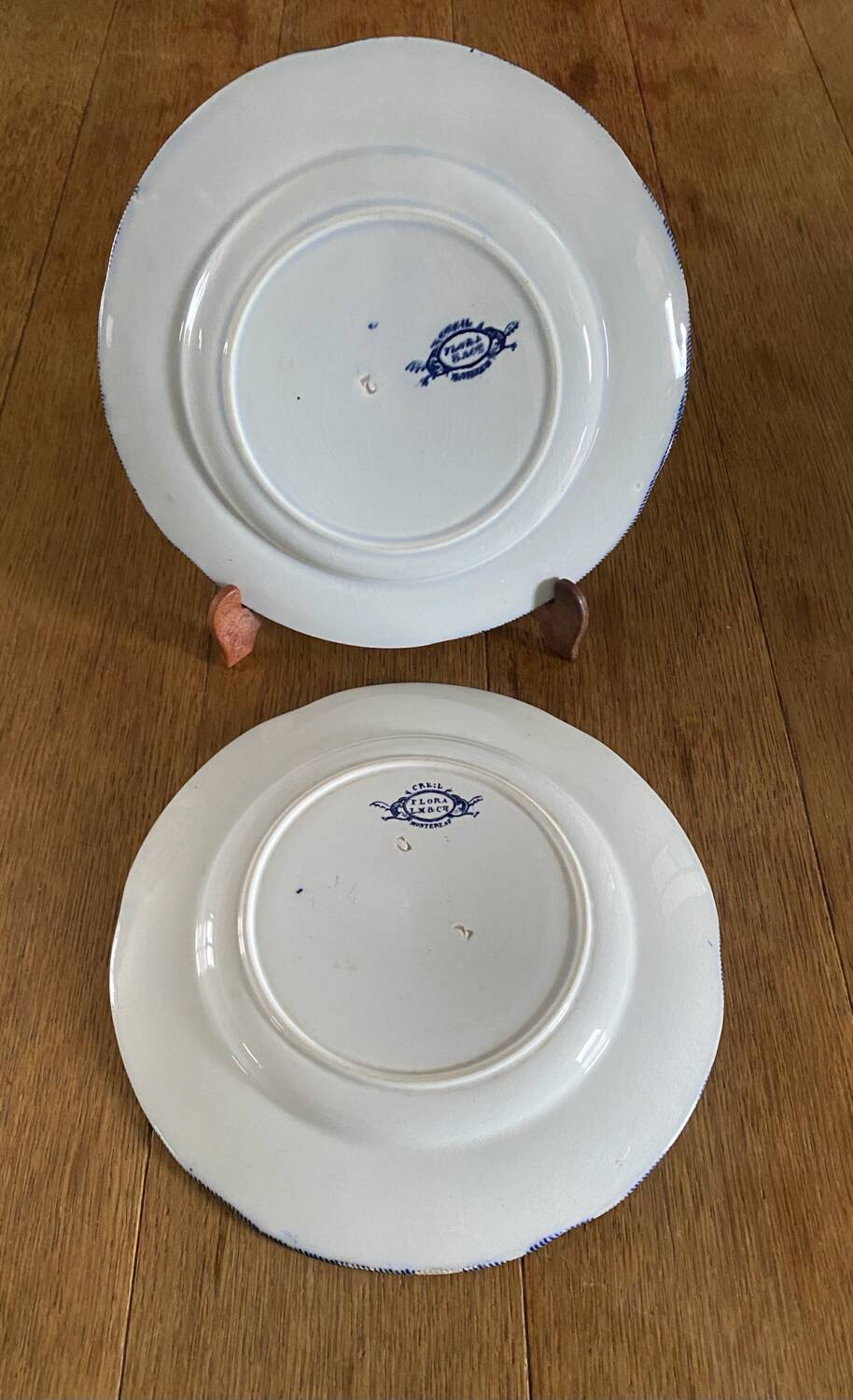 2 assiettes Creil et Montereau