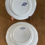 2 assiettes Creil et Montereau