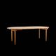 Table ronde extensible en chêne par Hans J. Wegner, Danemark, années 70