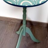 Old pedestal table restyled