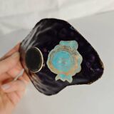 Enamelled bowl on silver