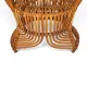 Peacock chair rattan armchair by Rohé Noordwolde, 1970