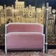 Upholstered bed Louis XVI style pink velvet