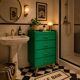 Commode vintage pieds compas 1960