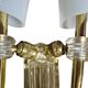 Vintage 1950s butterfly wall light pairs by Arlus.