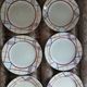 10 assiettes plates anciennes de Gien 