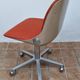 Vintage Wilkhahn Office Chair Model 2101, Orange, Aluminum and Fiberglass Frame