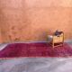 Tapis Marocain Beni M'Guild violet - 187 x 378 cm