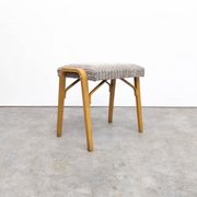 Tabouret Mid-Century en Bois Courbé par Ludvík Volák pour Dřevopodnik Holešov, 1960s