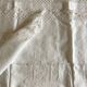 Pair of embroidered 19th linen linen pillowcases