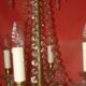 six-armed crystal chandelier from the "Napoleon III" period