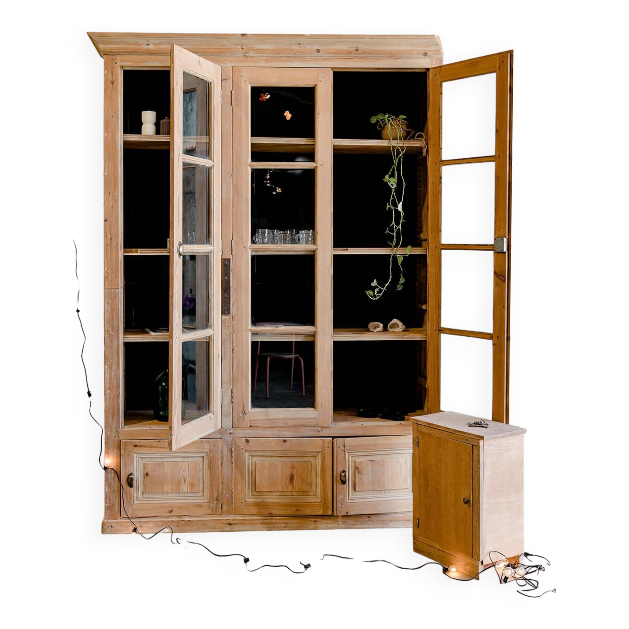 Vintage craft display case