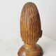 Hand Carved African Ebony Woman Bust: Vintage Tribal Sculpture