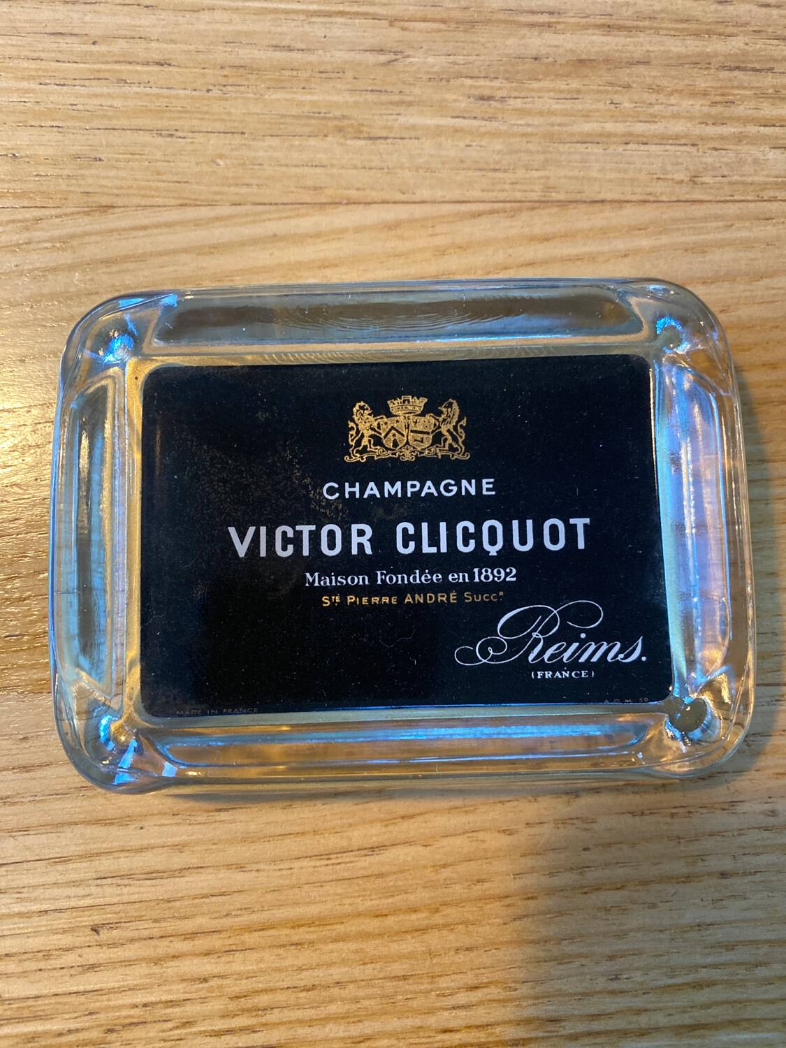 Victor Clicquot Champagne Ashtray