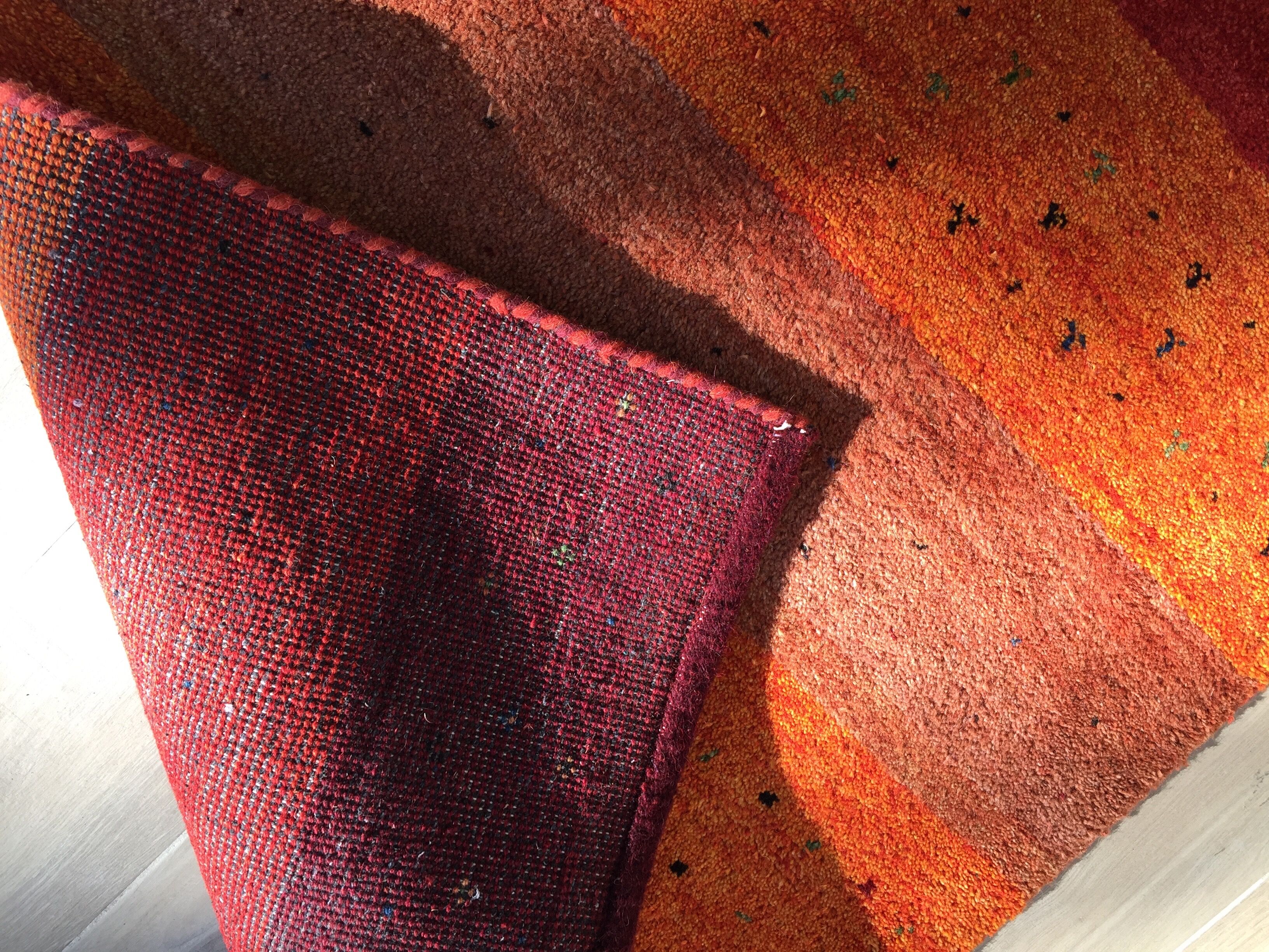 Indian carpet gabbeh 100% wool - 94x157 cm