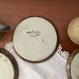 Stoneware Rocaille Cups and Saucers