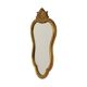 Miroir en bois de style baroque doré français classique 54 cm