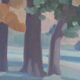 Tableau paysage foret