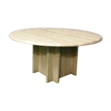 Coffee table in travertine