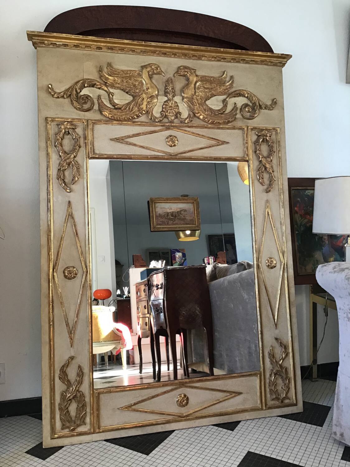 Trumeau mirror