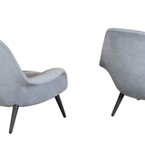 Pair of scandinavian armchairs Federicia edition