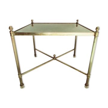 Neoclassical coffee table 1960 gilded brass