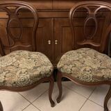 3 mahogany chairs