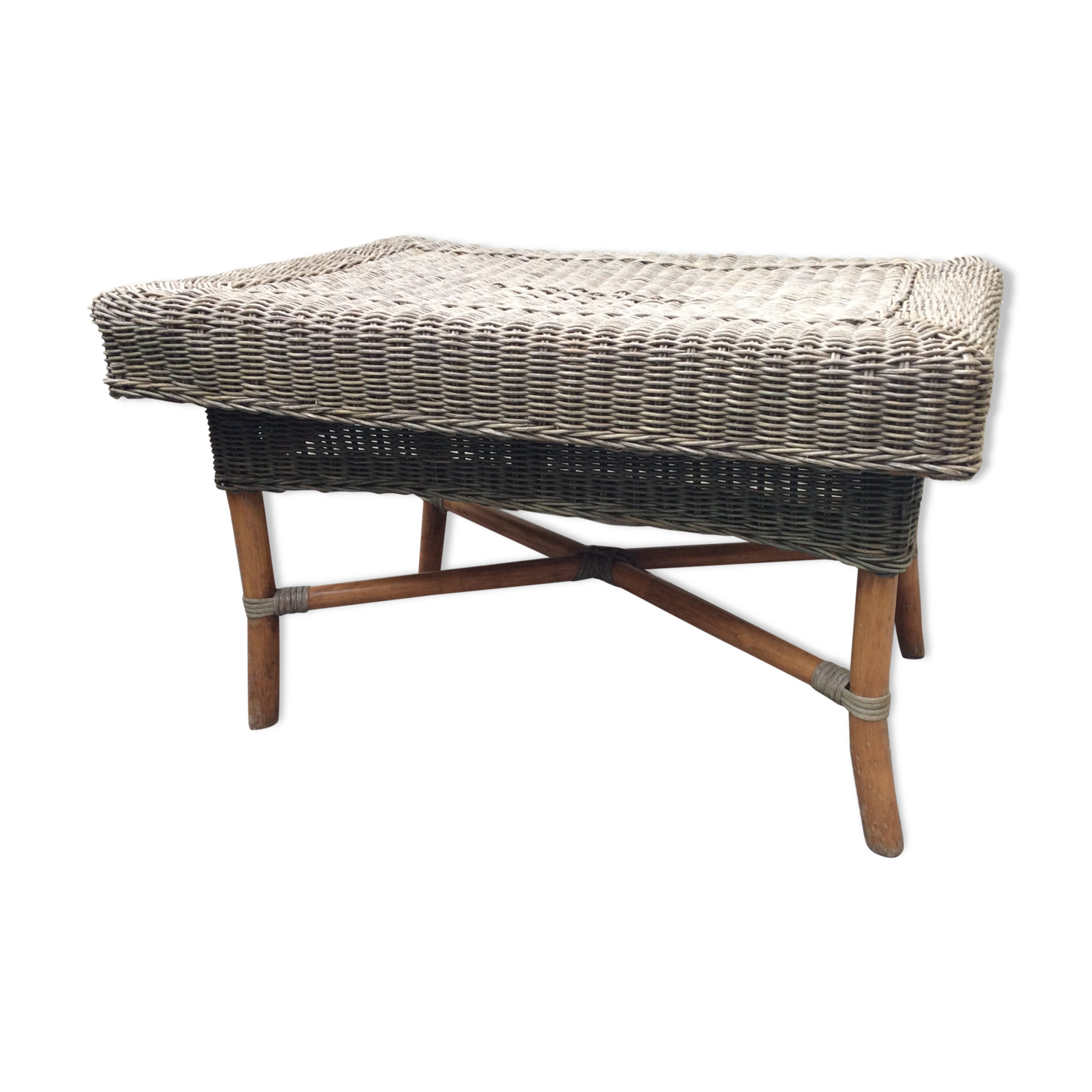 Rattan coffee table