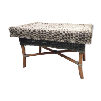 Rattan coffee table