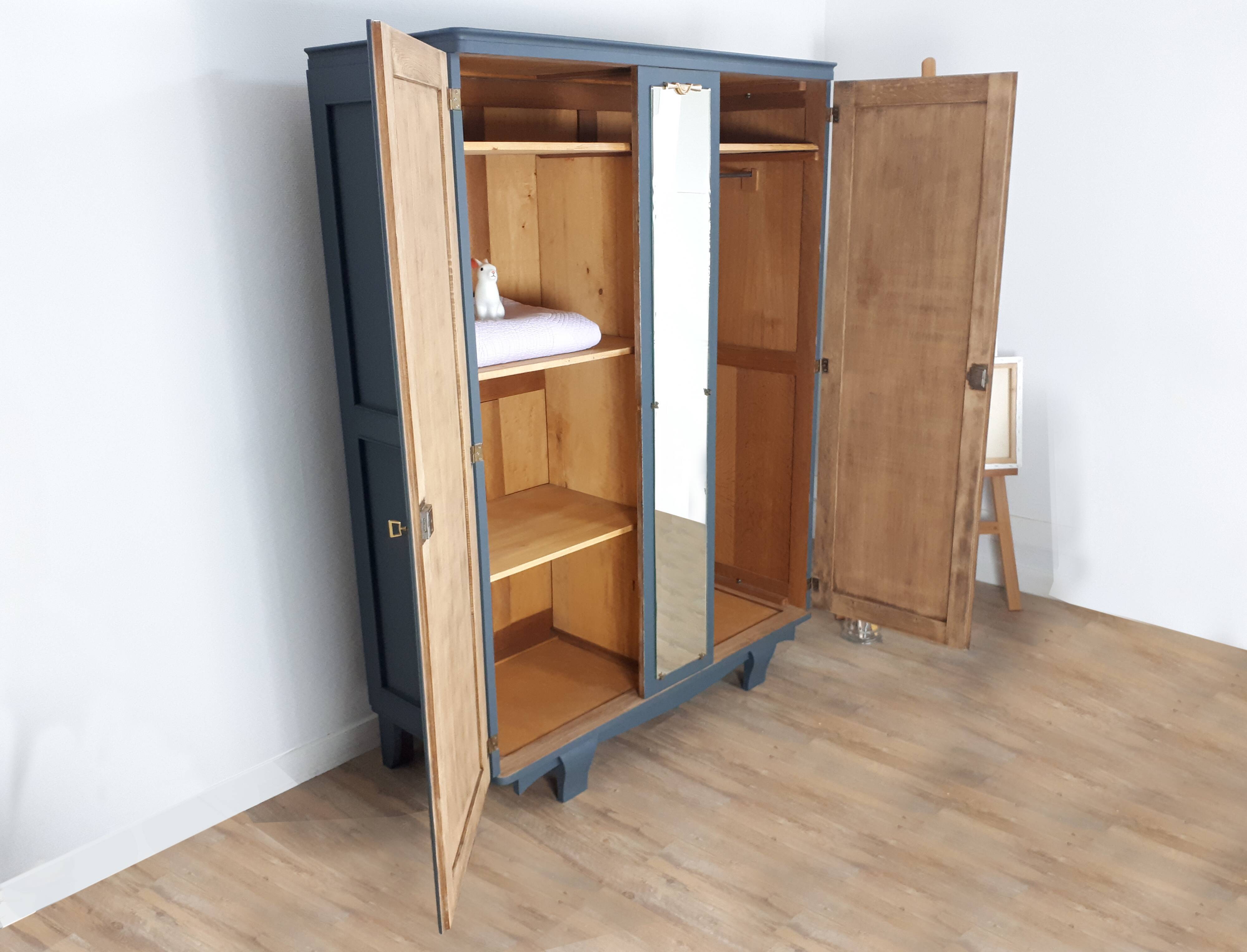Wardrobe wooden painted 30 years