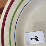 Assiettes plates gien modèle gilles