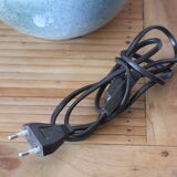 Blue ceramic ball lamp foot