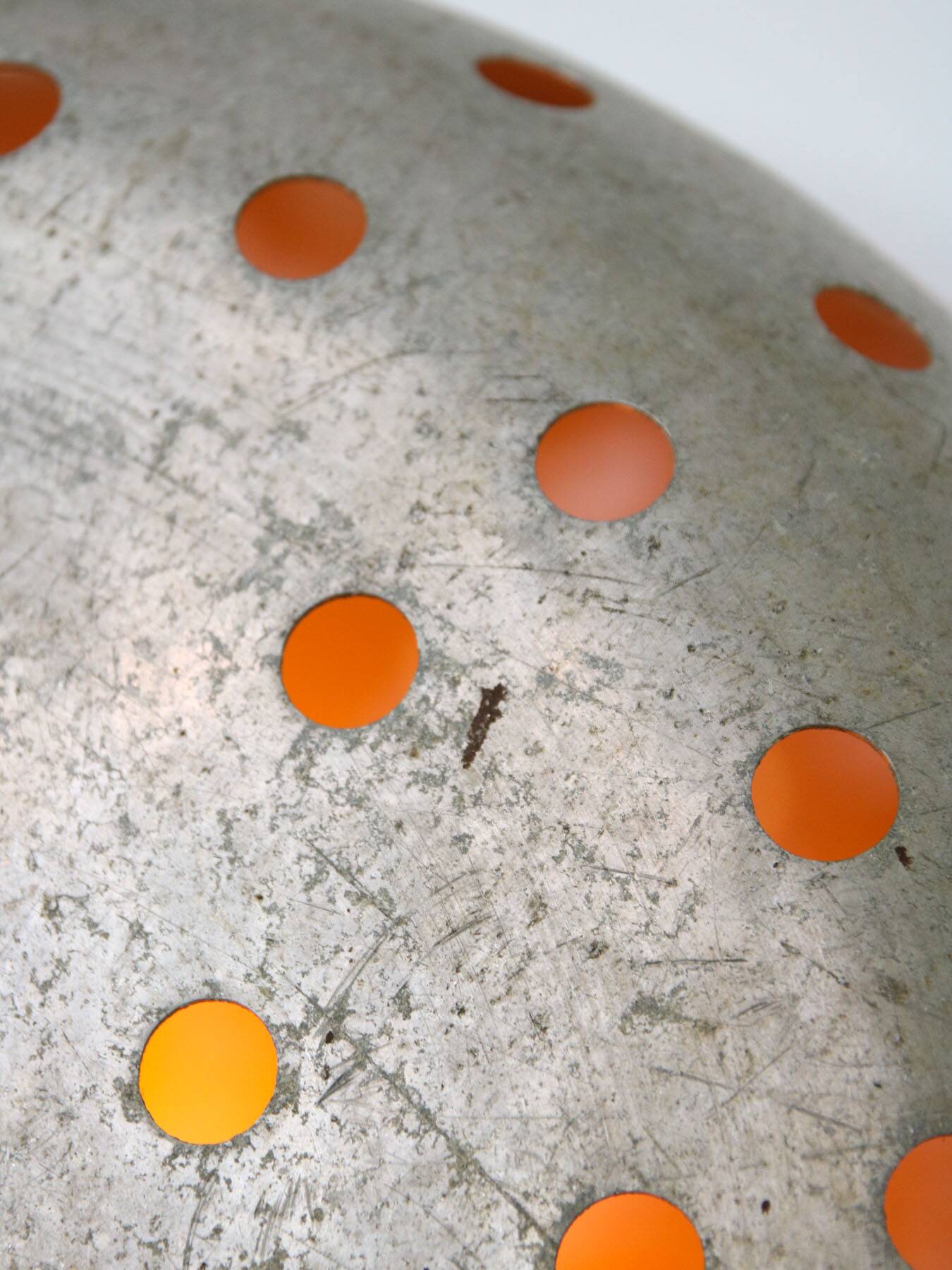 Mid-century Italian Perforated Metal Wall Lamp