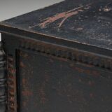 Commode à Tiroirs en Chêne Sculpté à la Main, France, 18ème Siècle