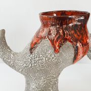 Pair of vintage zoomorphic pitchers