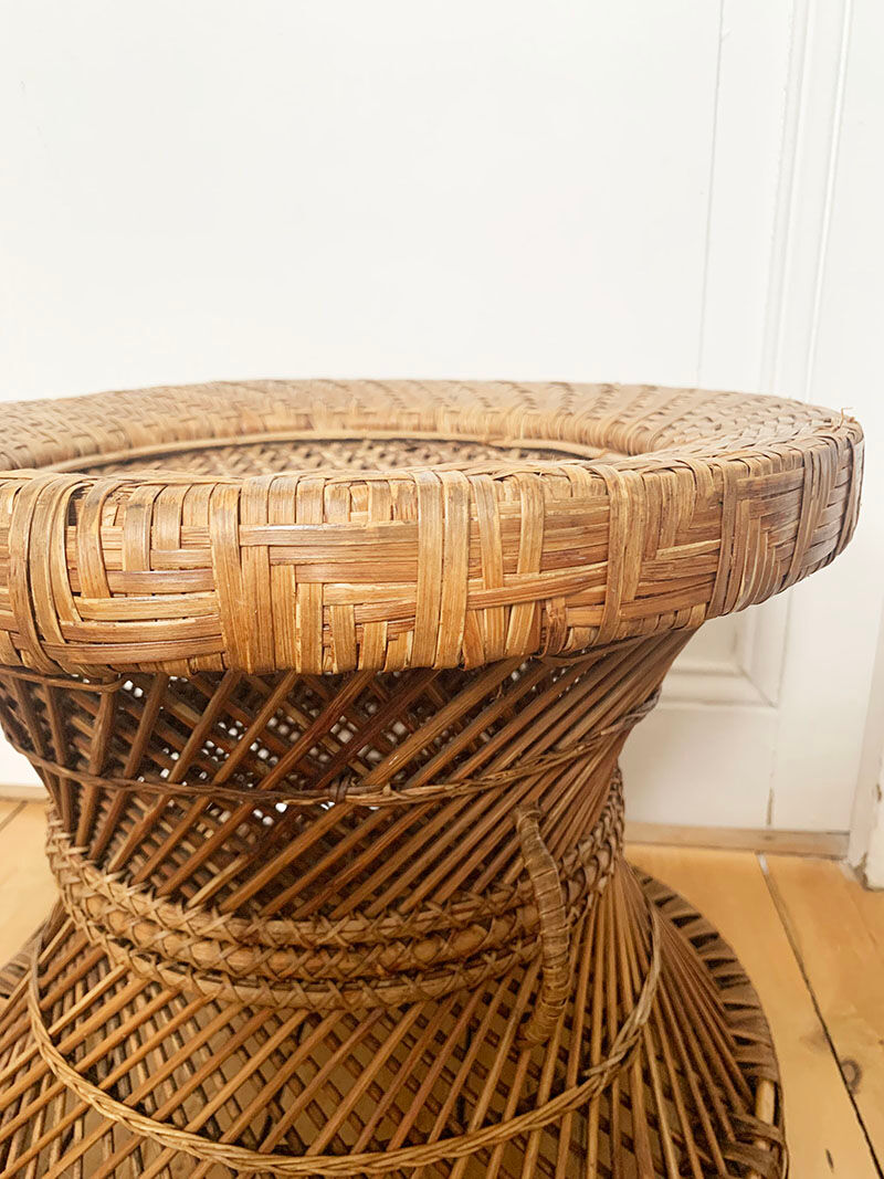 Rattan stool