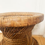 Rattan stool