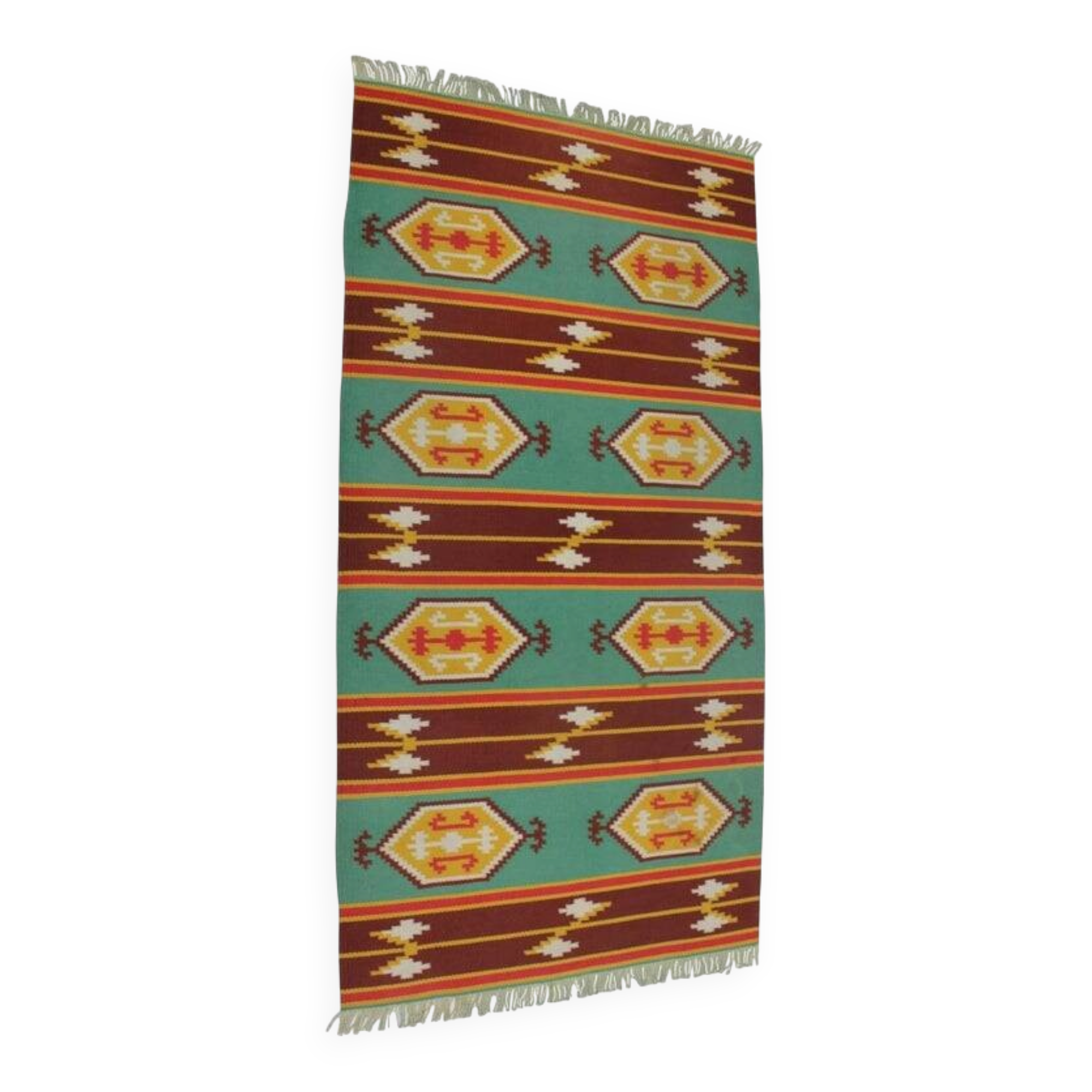 Indian Style Kilim Carpet / Rug, 1970s