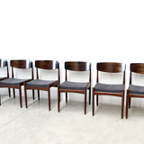 Set of six vintage dining chairs