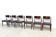Set of six vintage dining chairs