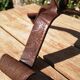 Brutalist wrought iron candle holder