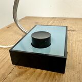 Lampe de table bleue vintage, années 1960