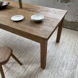 Farmhouse table in elm and pine 2m