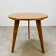 Table d'appoint tripode pied compas vintage en bois années 50